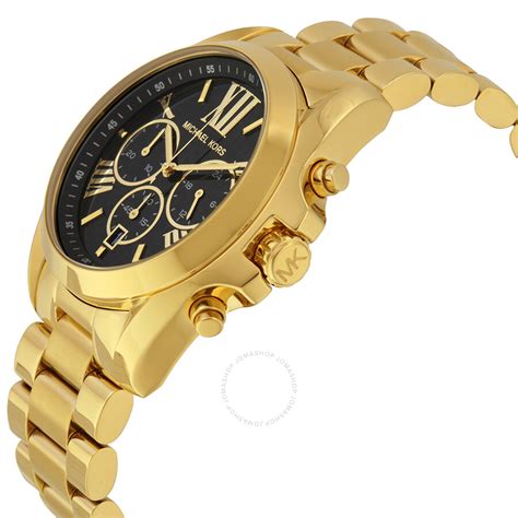 michael kors big face gold watch